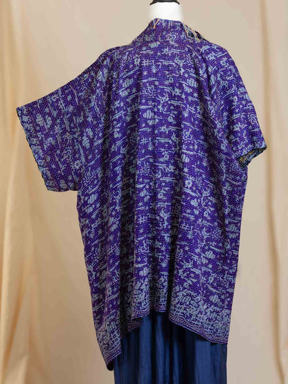 silk kantha kimono