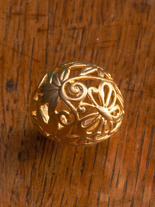 Golden Scroll Ring