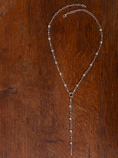 Lassoo Silver Necklace