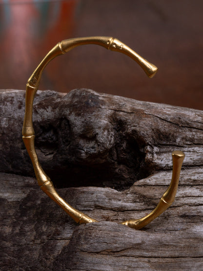 Bamboo Bangle Gold