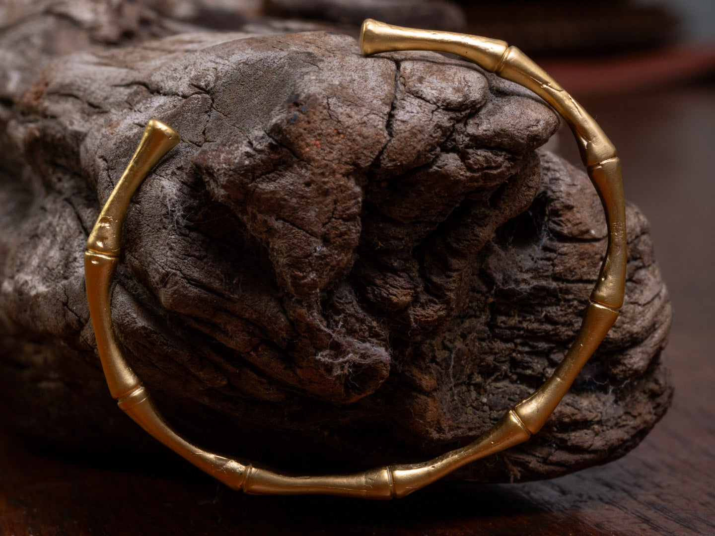 Bamboo Bangle Gold