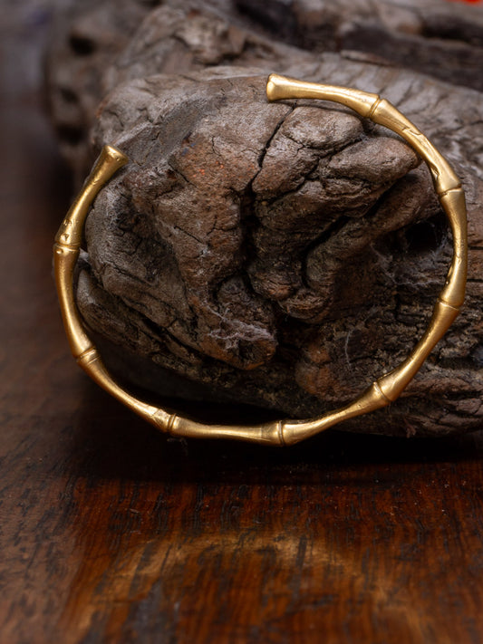 Bamboo Bangle Gold