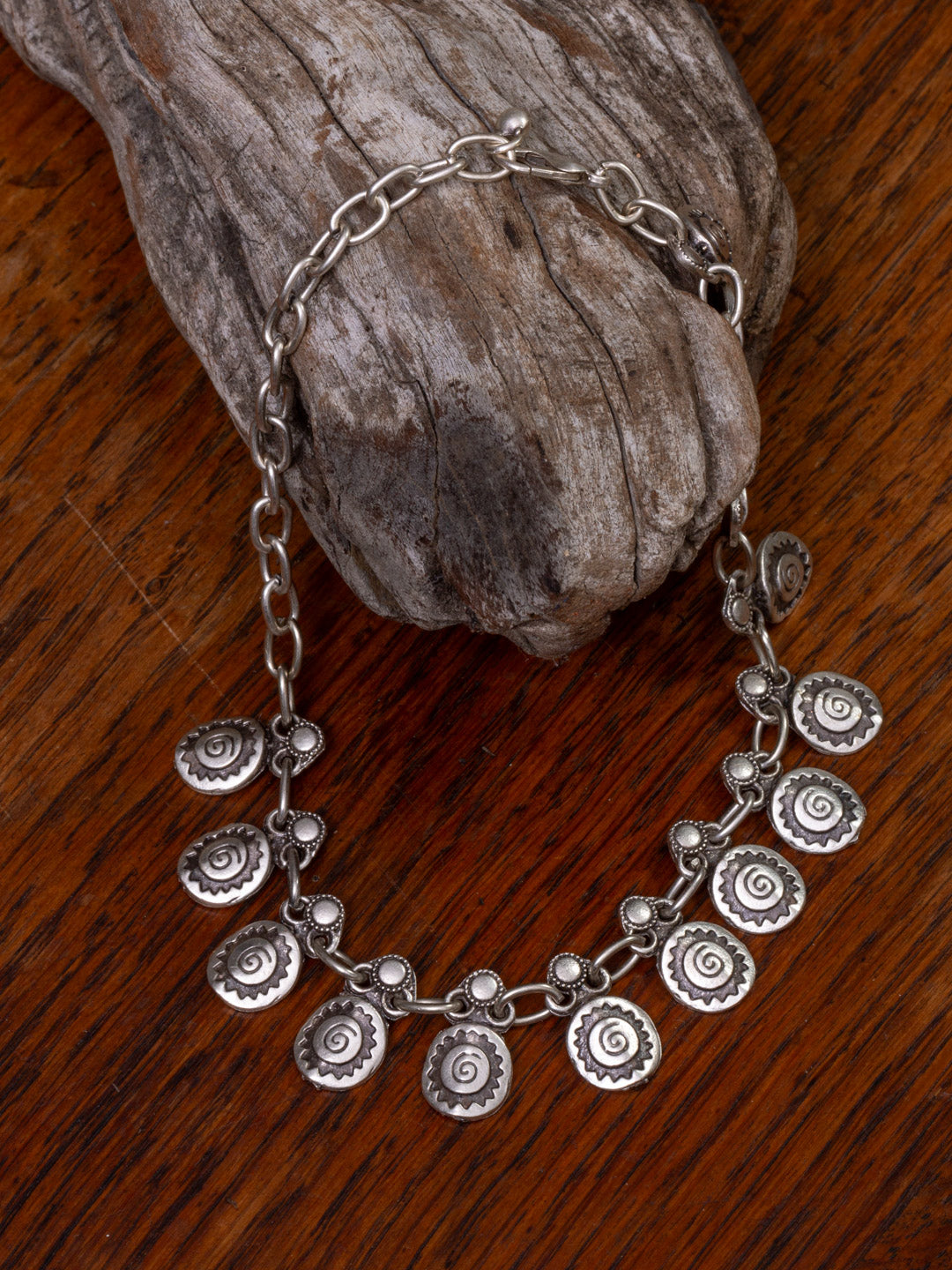 Spiral Sun Anklet