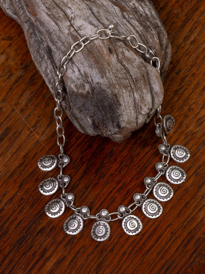 Spiral Sun Anklet