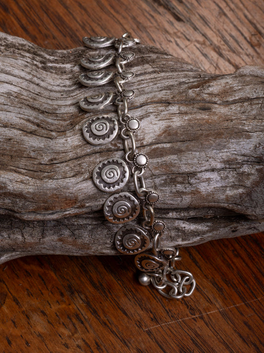 Spiral Sun Anklet