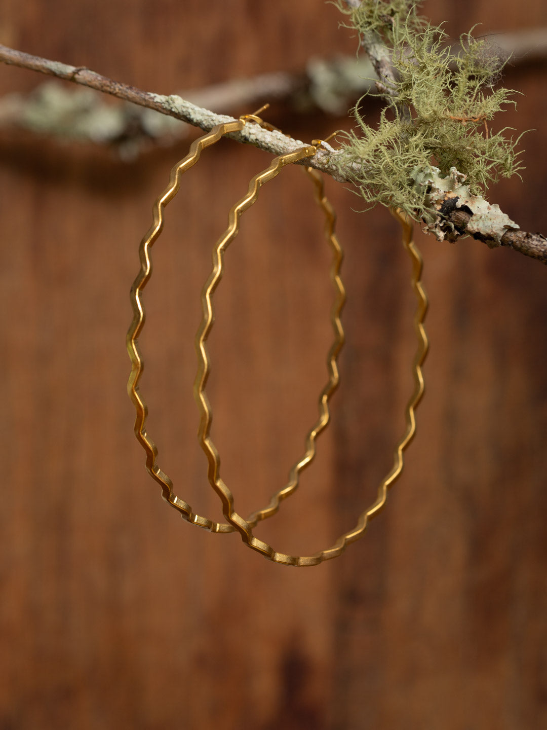 Gold Maximus Hoops