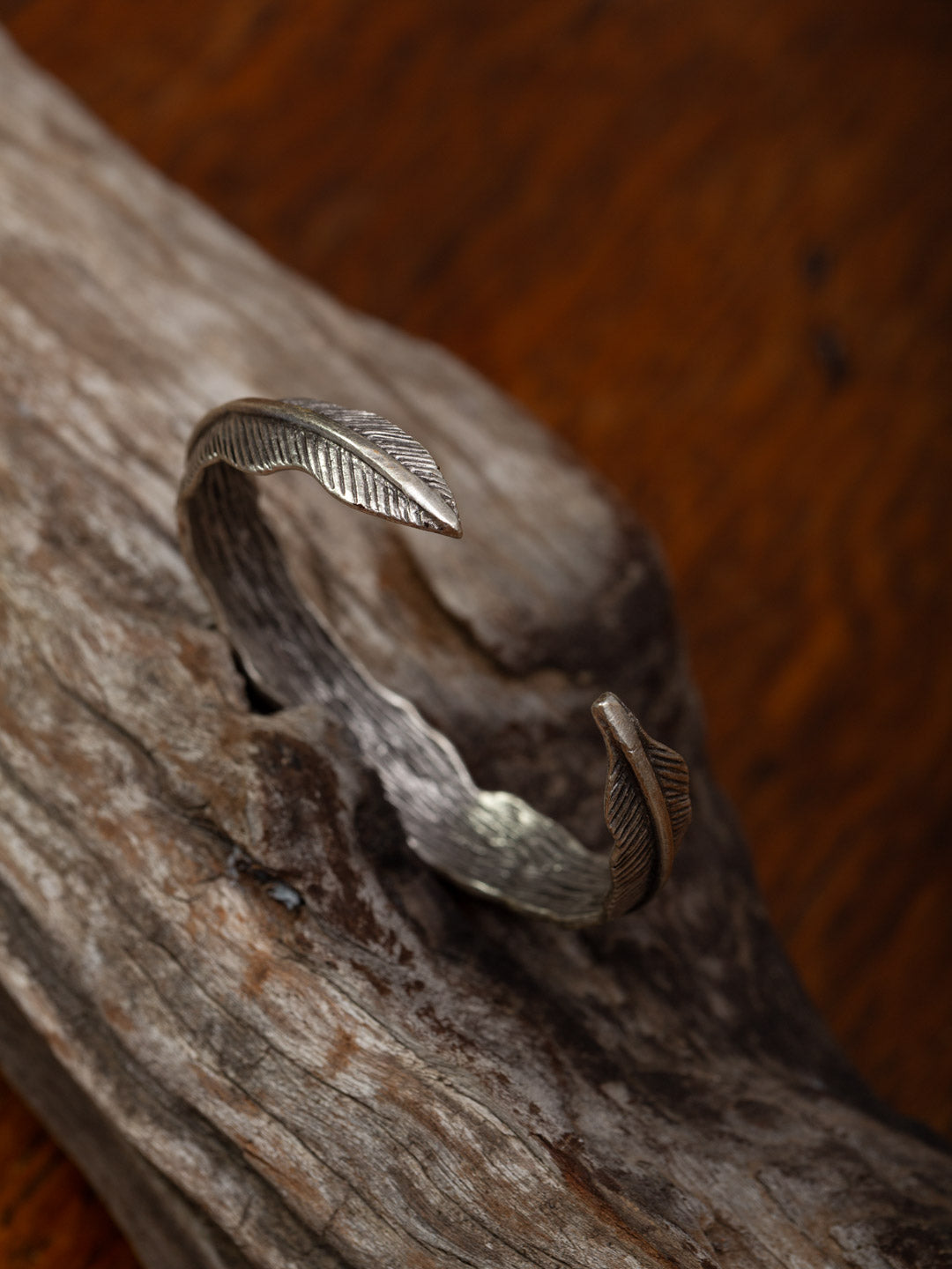 Raven Feather Bangle