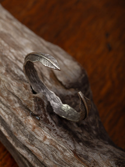 Raven Feather Bangle