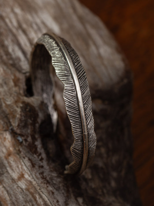 Raven Feather Bangle