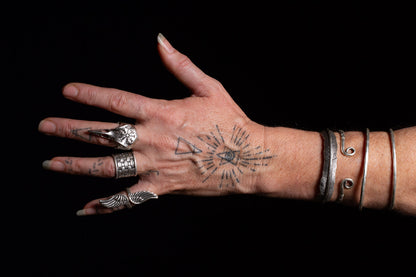 Raven Feather Bangle