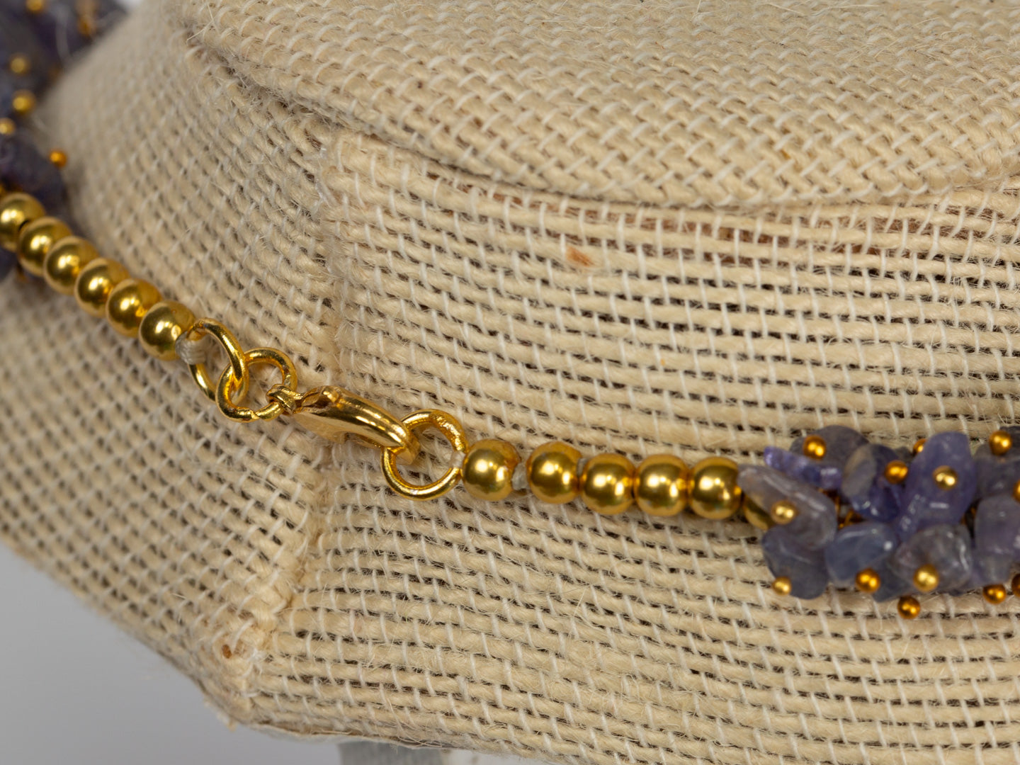 Tanzanite & Gold Accent Necklace