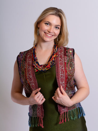 Caravan Wool & Crochet Vest