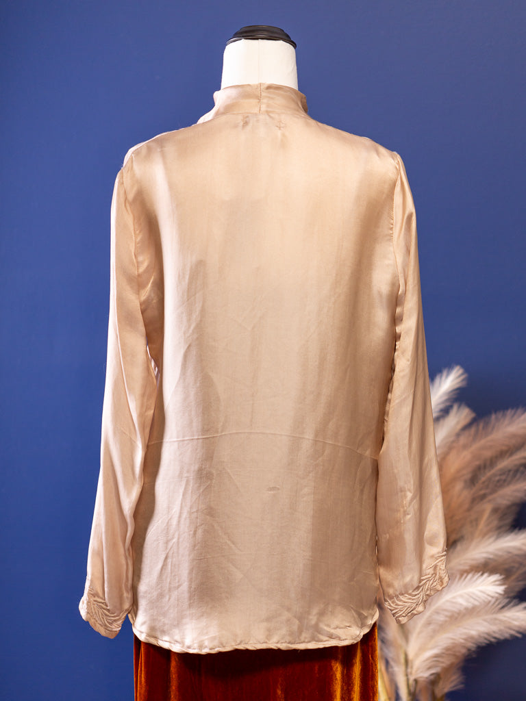 Audrey Silk Satin Jacket