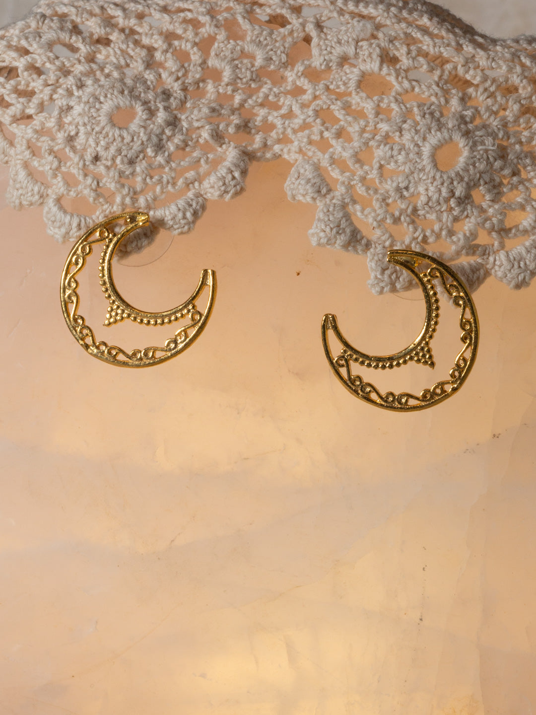 Crescent Moon Earring