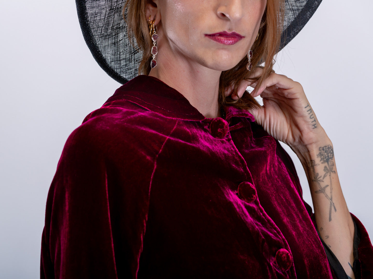 Pip Cropped Silk Velvet Jacket