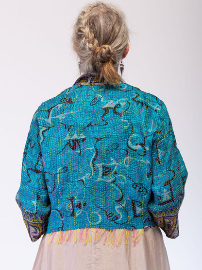 Boho Chic Jacket. Island Life Size 14