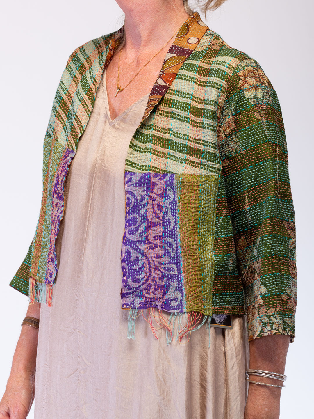 Boho Chic Jacket. Beatnik Botanical. Size 12