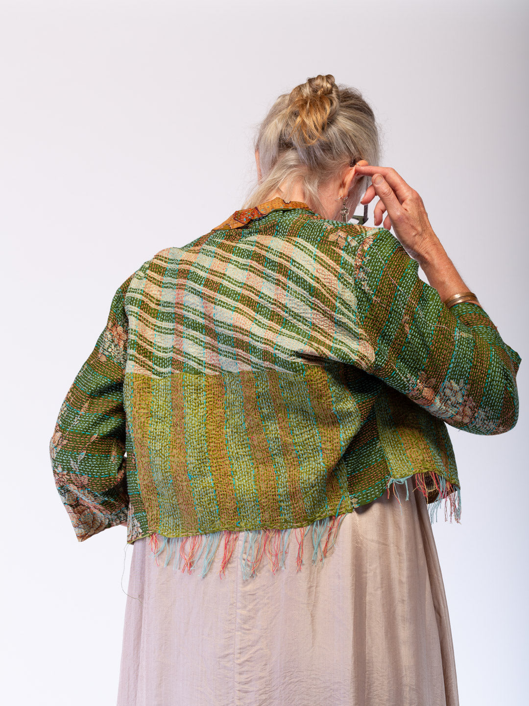 Boho Chic Jacket. Beatnik Botanical. Size 12