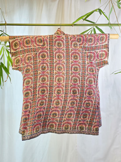 Chama — Reversible Silk Kantha Kimono