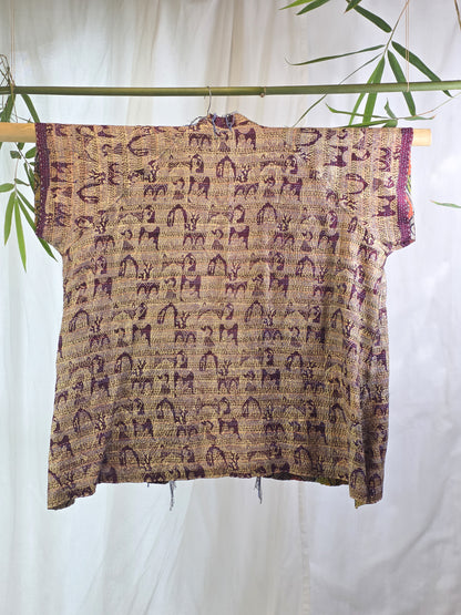 Sweet Optimism — Reversible Silk Kantha Kimono