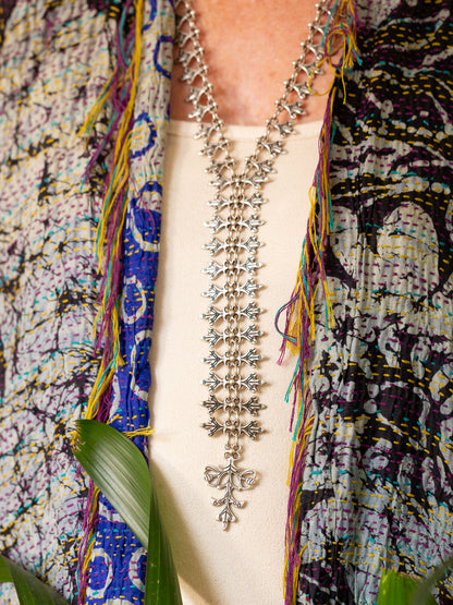 Poison Ivy Tie Necklace