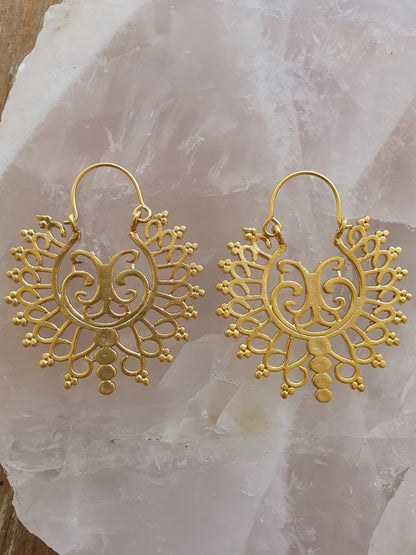 Gold Paragon Earrings
