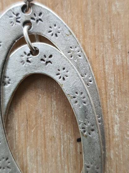 Detail of silver stamping