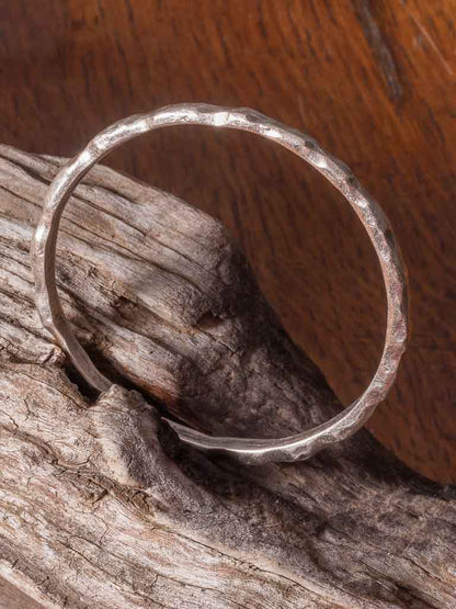 Asha round beaten bangle