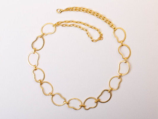 Gold chain necklace