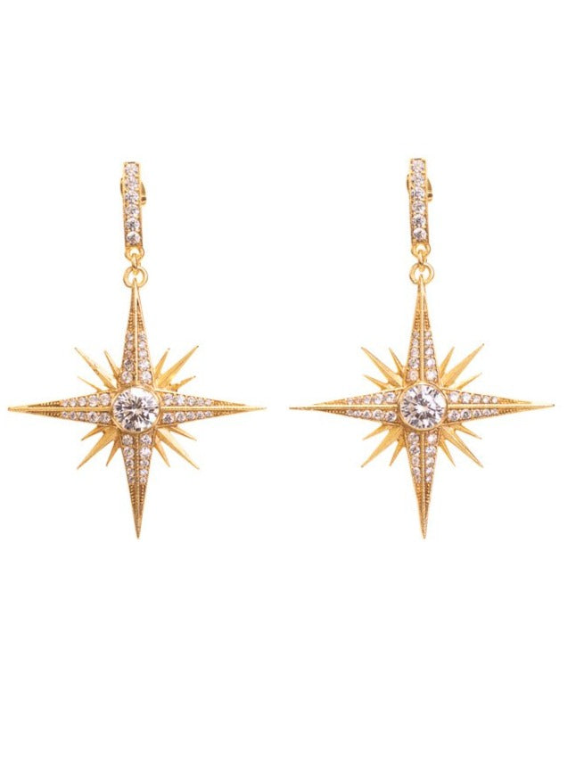 Northern Star Gold luxe statement earrings