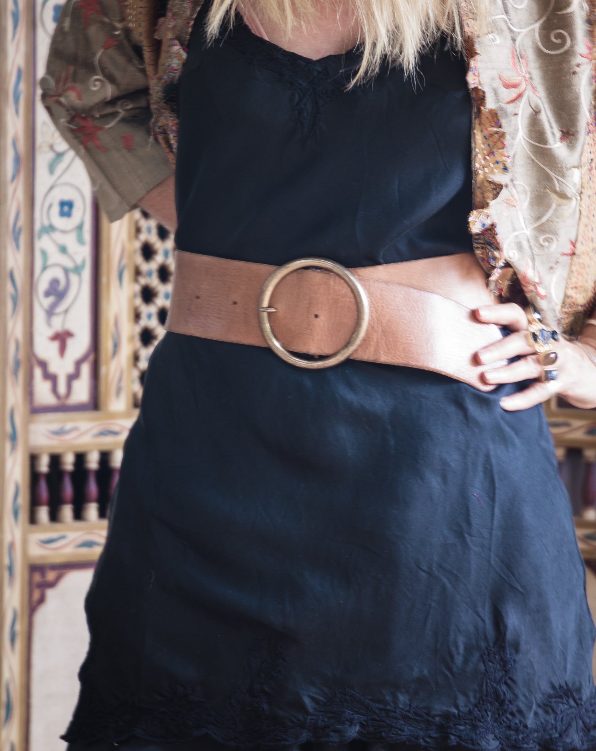 Medina Peasant Leather Belt