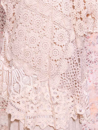 Vintage Afternoon Crochet Jacket