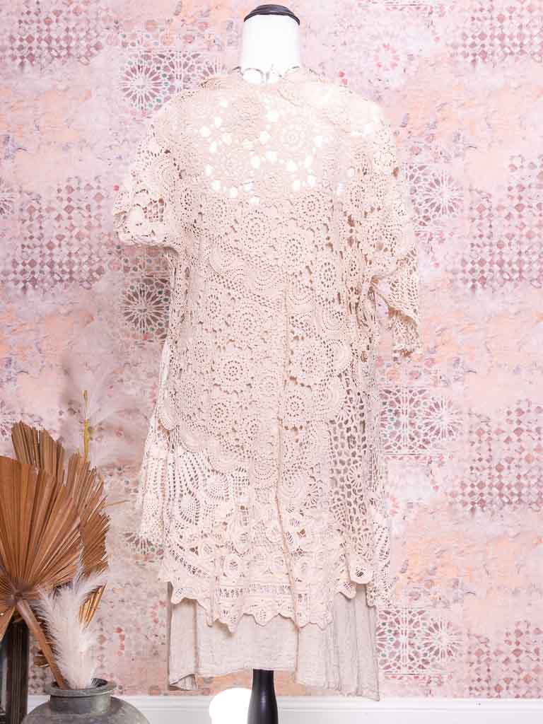 Vintage Afternoon Crochet Jacket