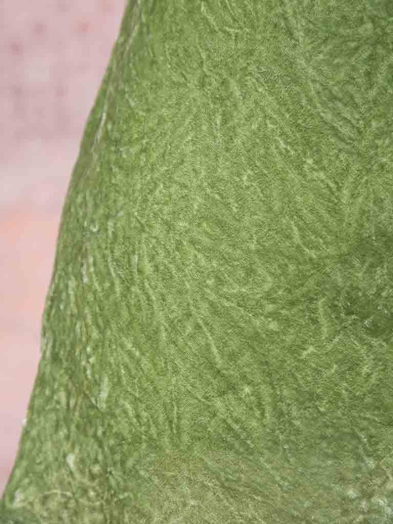 Detail of silk velvet