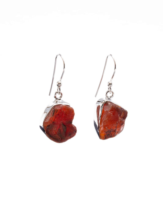 Carnelian set in silver