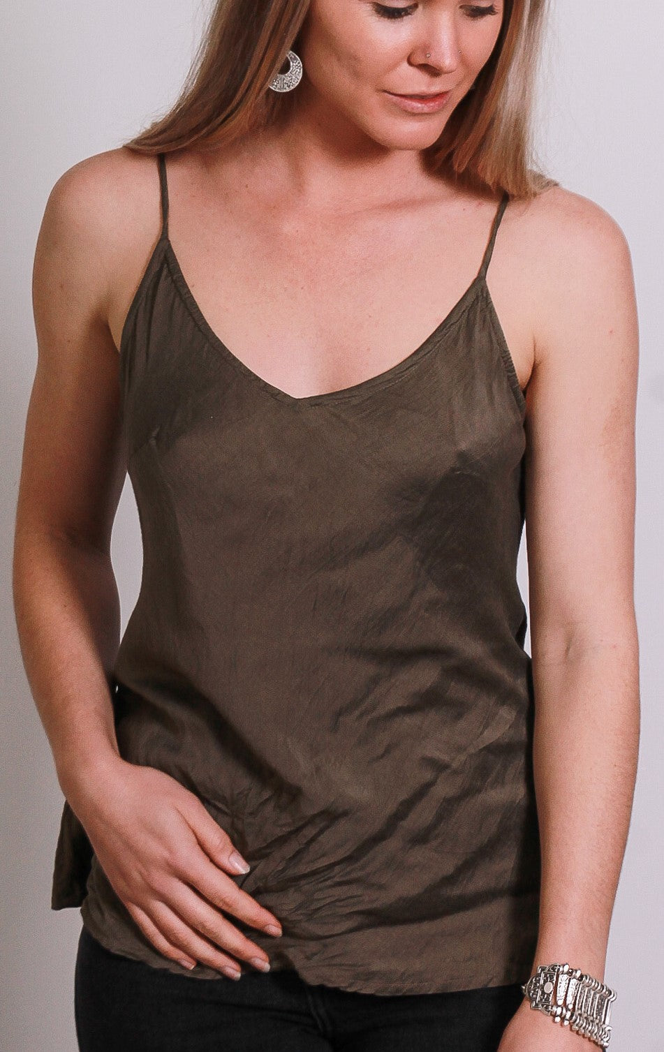 Silk Linen Cami