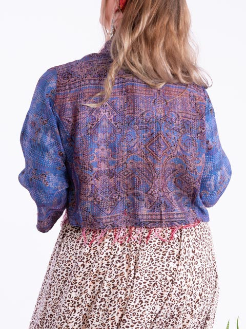 Boho Chic Jacket. Going Dotty Size 14