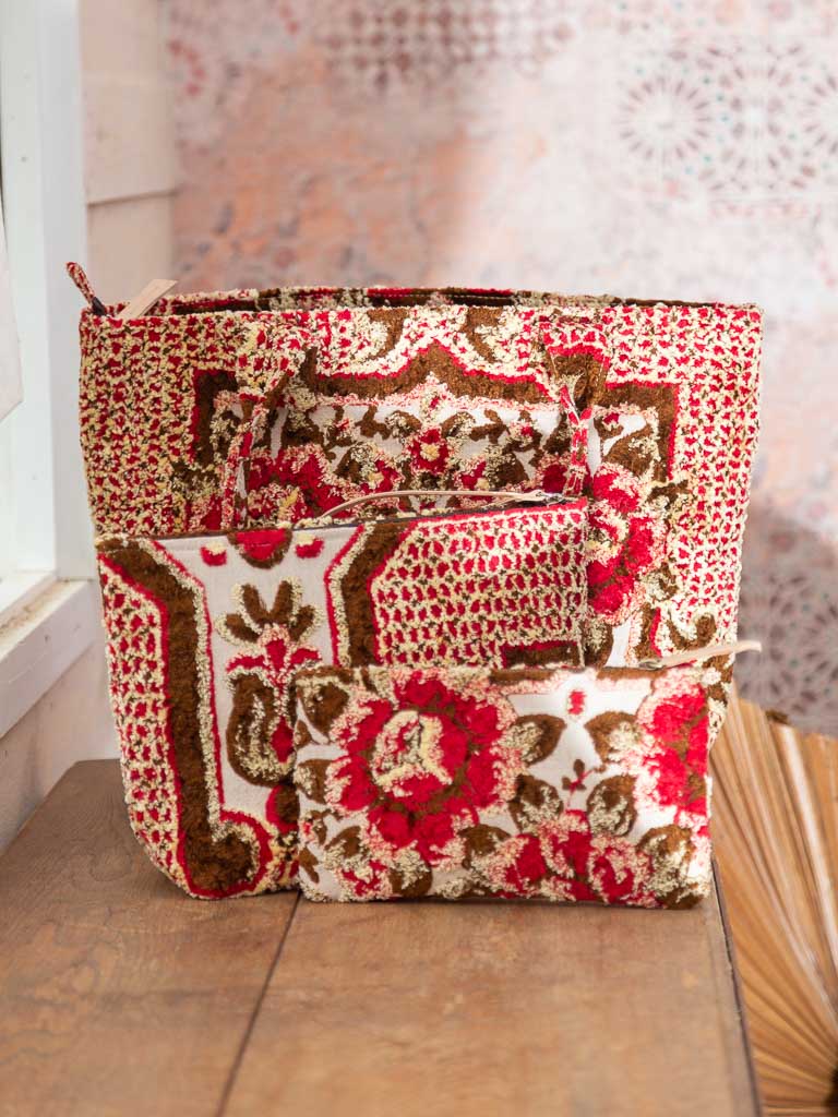 Moroccan Tapestry Bags Cherry ripe