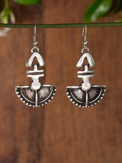 Totem silver Turkish earring 