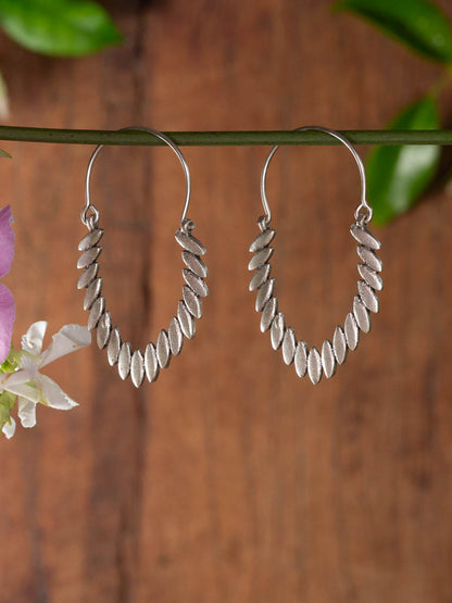 Diadem silver earrings