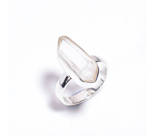 Silver Ring Clear Quartz