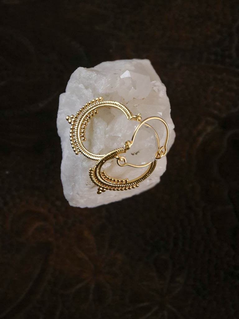 Shaman Gold Earrings