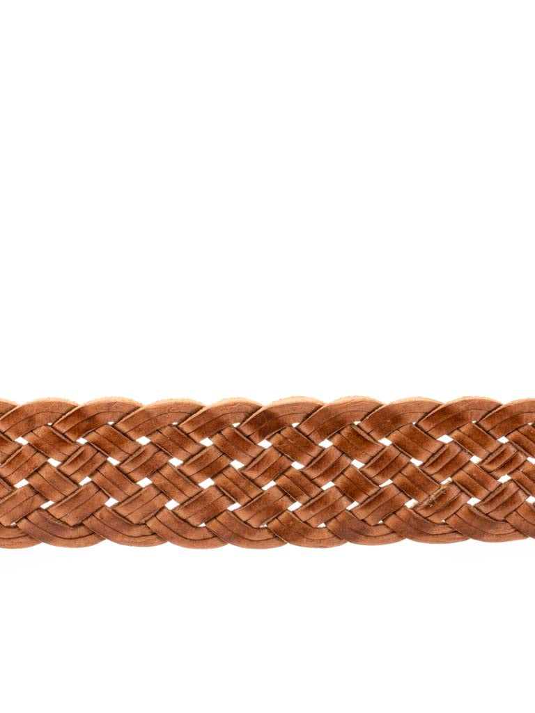 Ibiza Belt Oval Bone Filigree Buckle