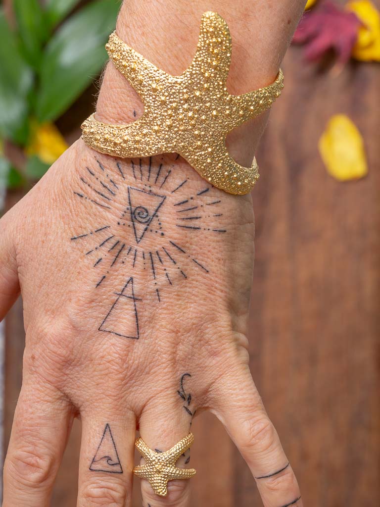 Gold Starfish Ring