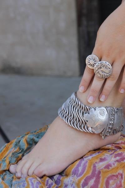 Vintage tribal Rajasthani anklet