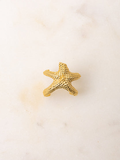 Gold Starfish Ring