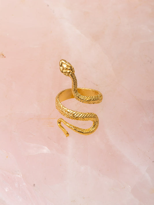 Gold Snake Ring