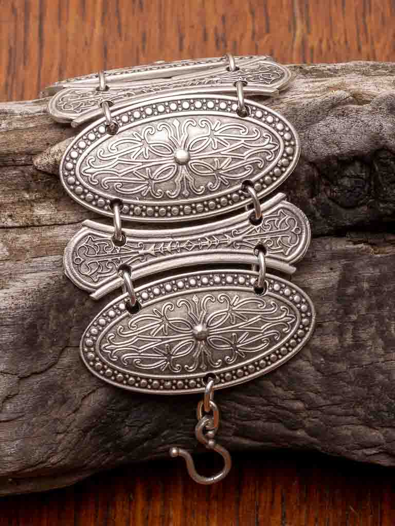  Irena Bracelet - stamped Hook closure.