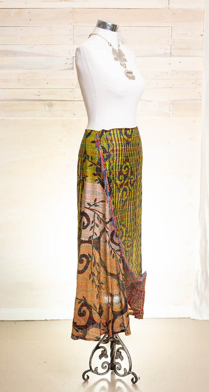 Yacht club skirt - tribal green size 10