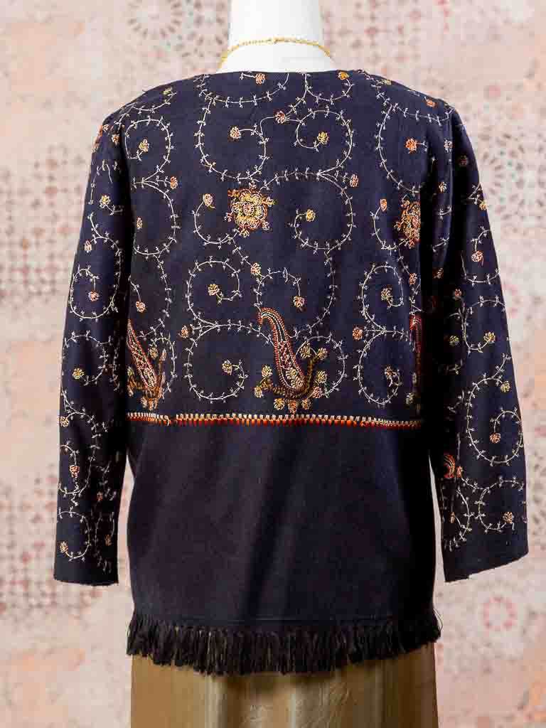 Wool Aria Jacket. Black Size 10-12